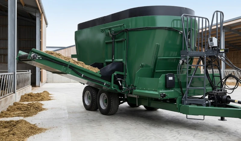 Vertical feed mixer gearbox applications — dairy TMR mixer, beef feedlot, stationary and self-propelled mixer installations